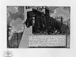 Murallas Aurelianas de Giovanni Battista Piranesi
